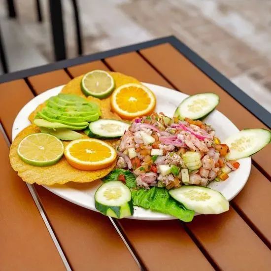 Tostadas de Ceviche