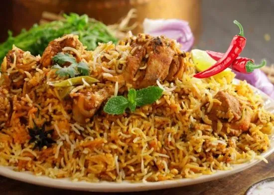 Chicken  Dum Biryani Spicy