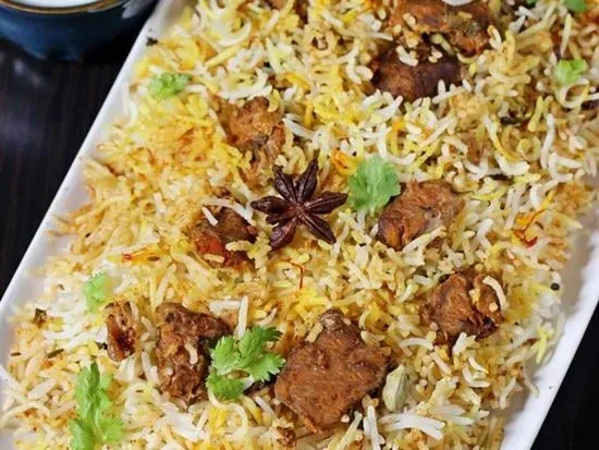 Al-Maidahs Special Goat Dum Biryani