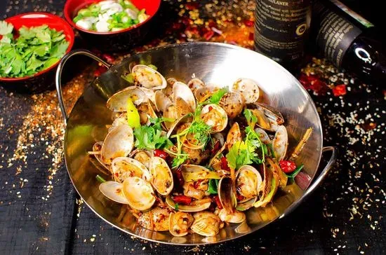 Spicy Stir Fried Clams 炒花蛤