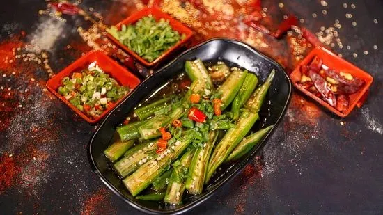 Homemade Okra 凉拌秋葵