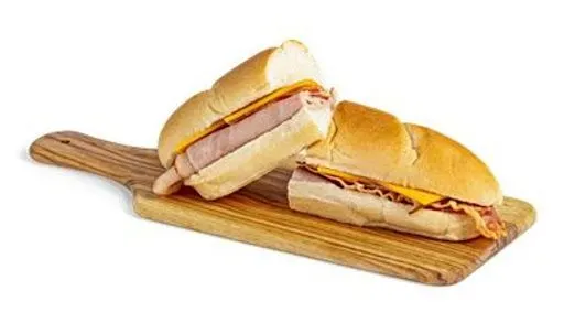 Turkey, Ham, Bacon & Cheddar 9" White Sub