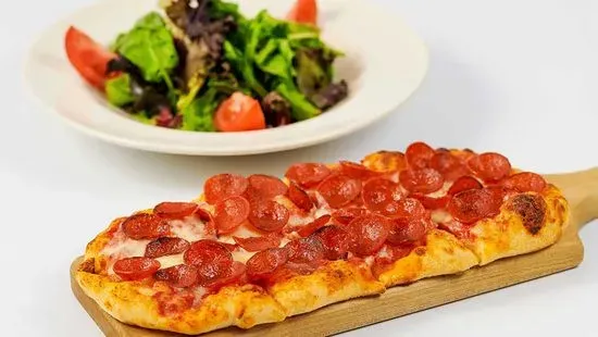 Lunch Pepperoni Flatbread Pizza