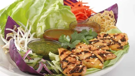 (Full Portion) Thai Lettuce Wraps with Chicken