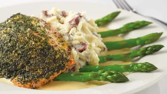 Lunch Herb Crusted Filet Of Salmon