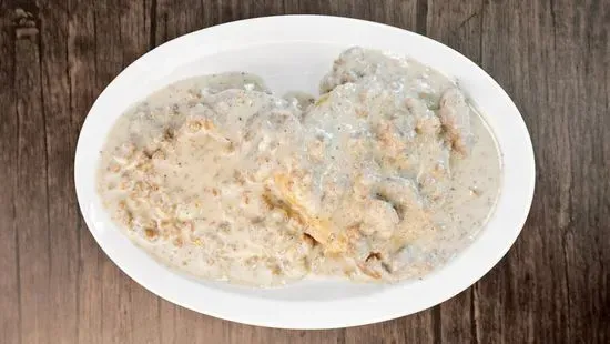 Pork Sausage Gravy & Biscuits - Half