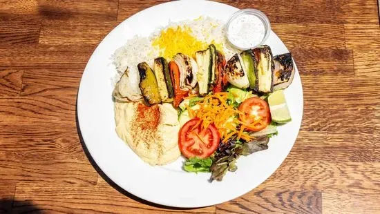 Veggie Kabob Plate