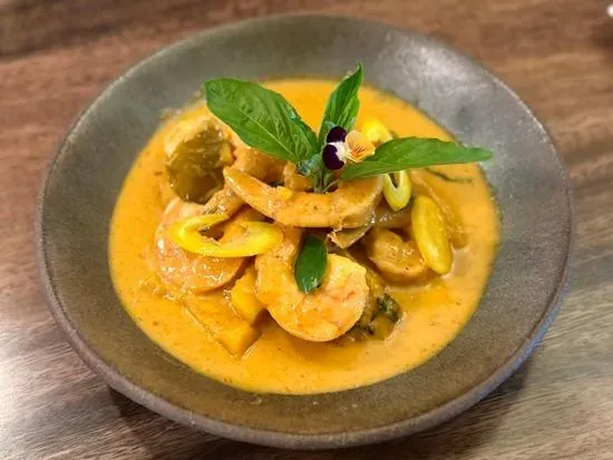 Prawns & Pumpkin Curry