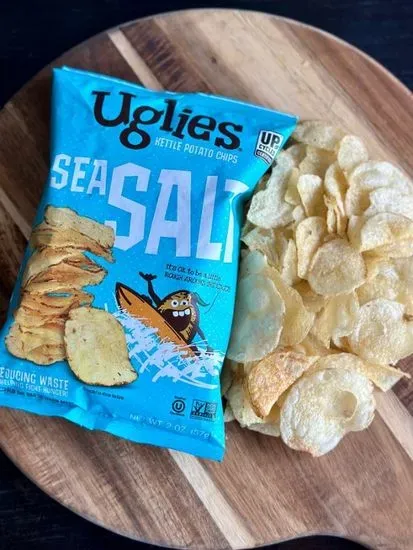 “UGLIE’S” SEA SALT KETTLE CHIPS