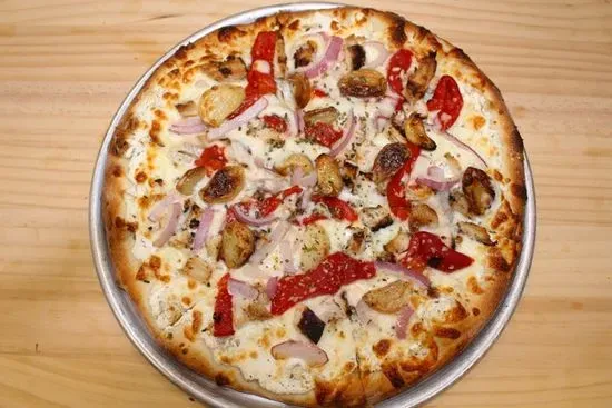 18" White Pizza