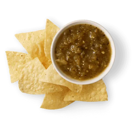 Chips & Tomatillo-Green Chili Salsa