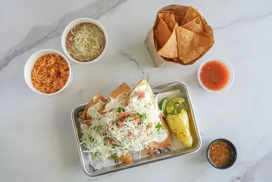 3 Tacos Dorados Combo