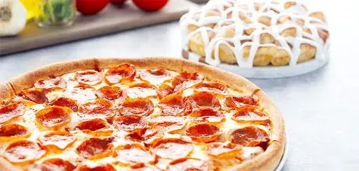 Jumbo 1/2 Pepperoni And 1/2 Sausage Pizza Deal