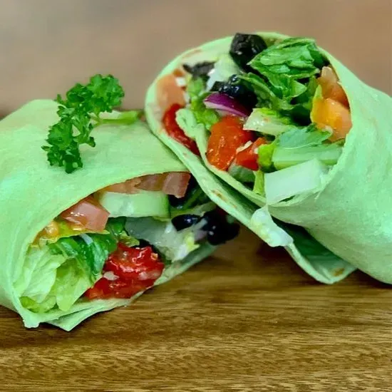 Greek Island Veggie Wrap