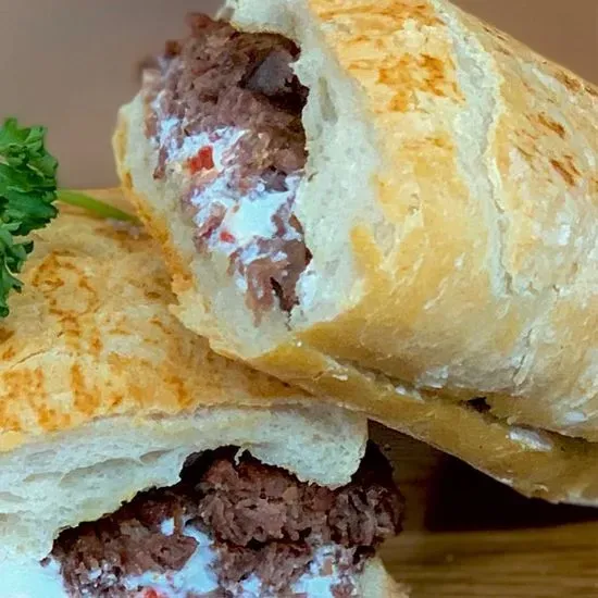 Roasted Red Pepper & Goat Cheese Panini