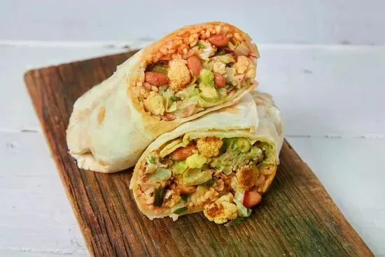 Roasted Cauliflower Burrito