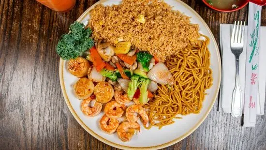D Shrimp & Scallop Hibachi