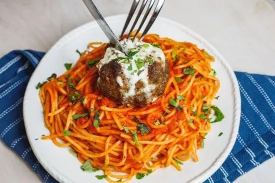 Spaghetti Polpette Grande