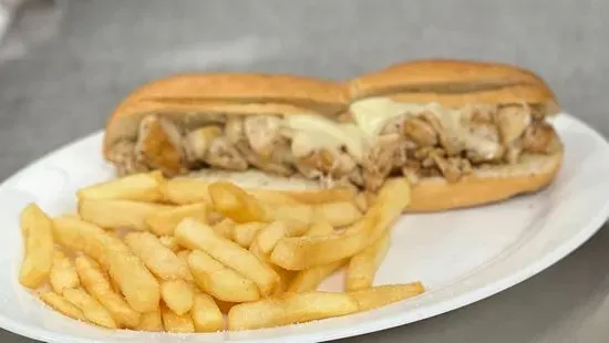 Plain Chicken Cheese Philly