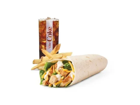 Grilled Chicken Wrap Combo