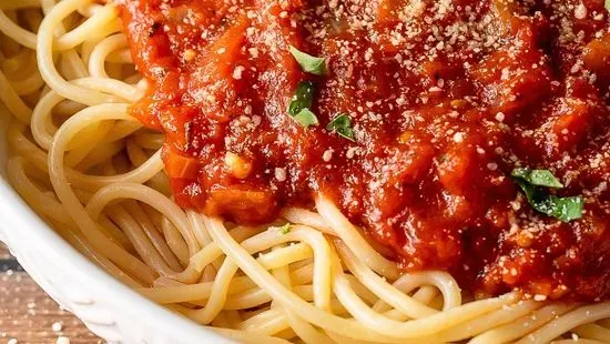 Spaghetti with Meat Sauce Dinner