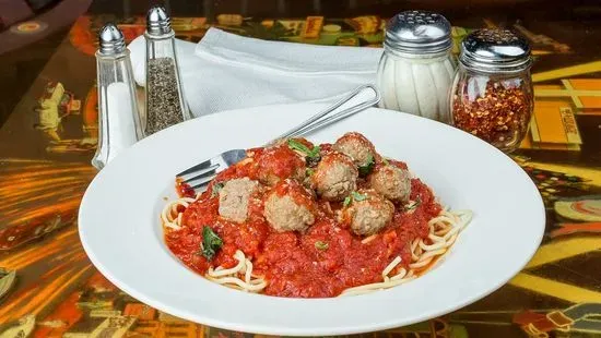 Spaghetti with Sal's Meatballs Dinner