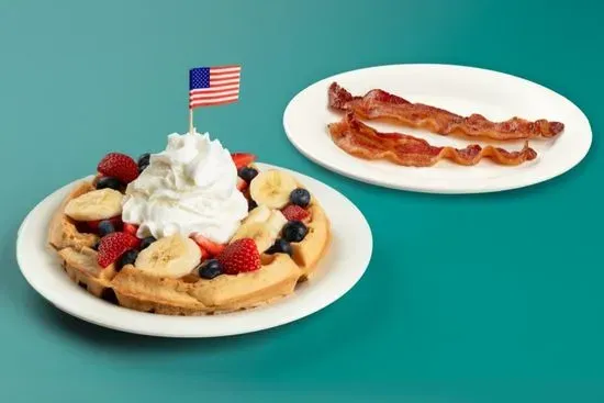 Red, White & Blue Waffle