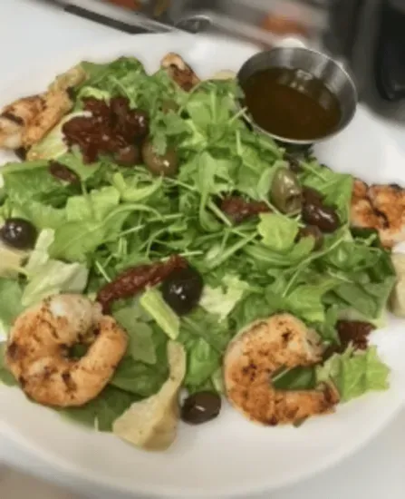 Blackened Shrimp Arugula Salad