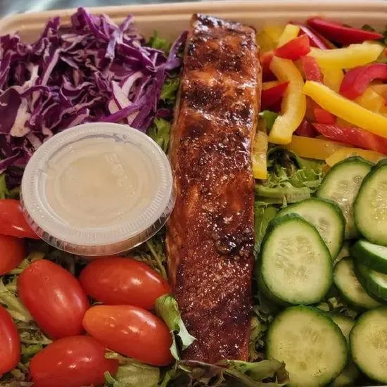 Teriyaki Salmon Salad