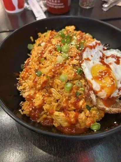 Kimchi Fried Rice (Chicken)