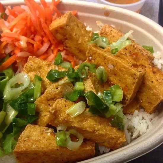 Tofu Rice Bowl (can be vegan/vegetarian)