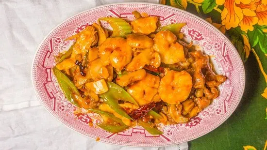 Hunan Shrimp and Chicken