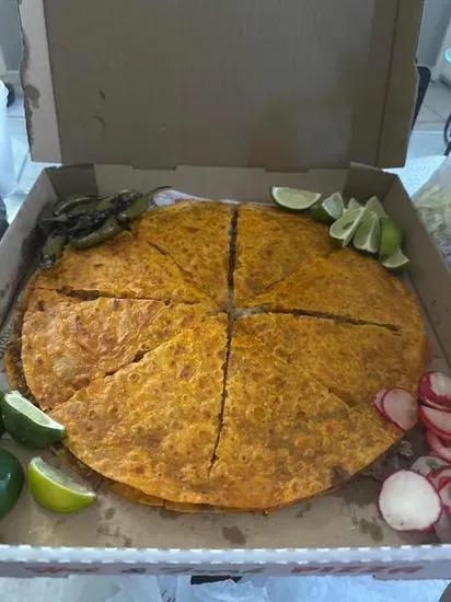 Birria pizza large 