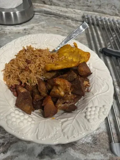 Griot (Fried Pork) Plate