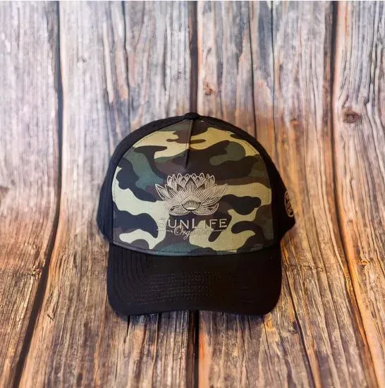 Camo Aqua Hat