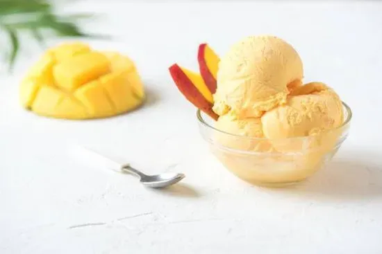 Mango Sherbet Ice Cream (2 scoop)