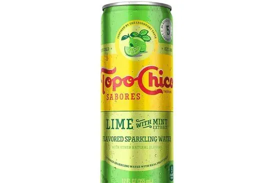 Topo Chico Sabores Lime Mint