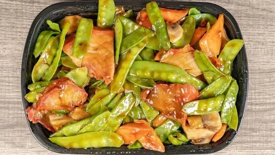 80. Roast Pork with Snow Peas