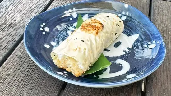 Baked Blue Crab Handroll