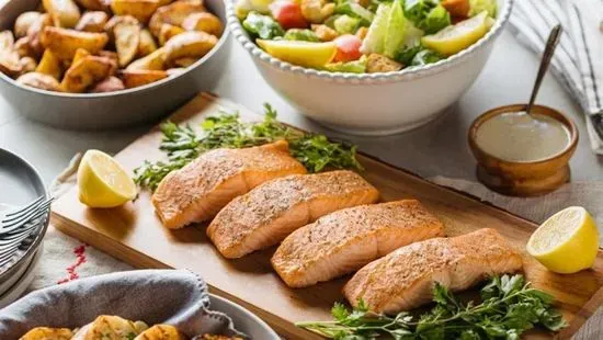 Sustainable Grilled Salmon Family Meal