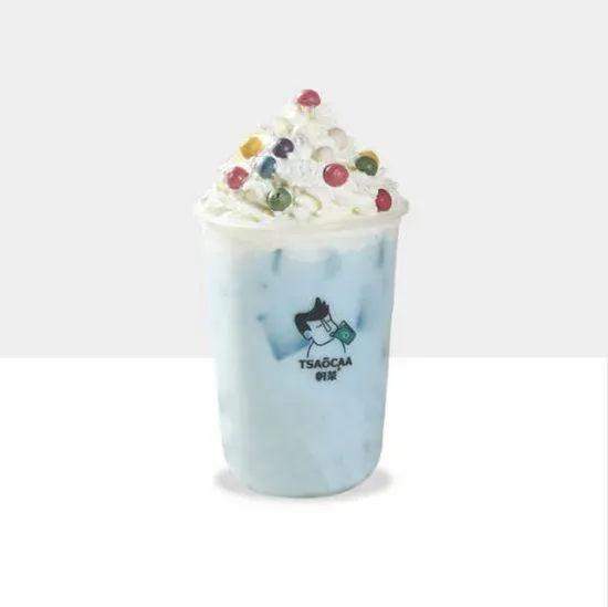 Coconut Blue W. Crystal Pearl & Blue Jelly & Snow Top