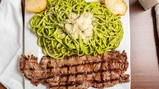 Tallarin Verde with Churrasco