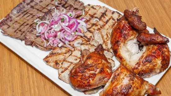 Whole Chicken, Grilled Steak (1 Lb.) & Grilled Pork (1 Lb.)(Family #2)