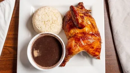 ½ Chicken with Rice & Beans