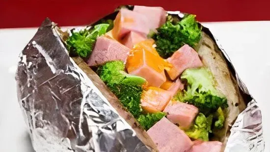 Broccoli, ham & cheese