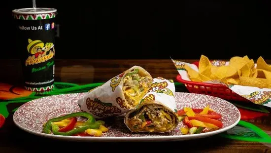 Machaca Egg Burrito