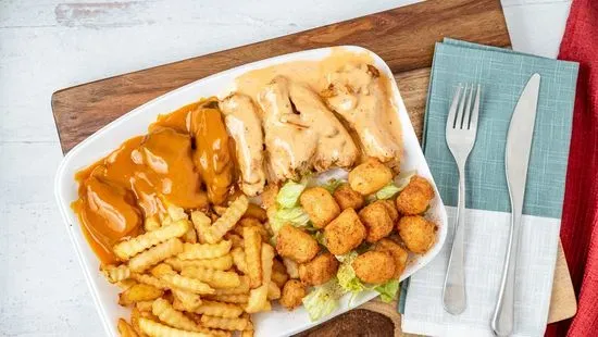 #10. Wings and Fried Scallops Combo