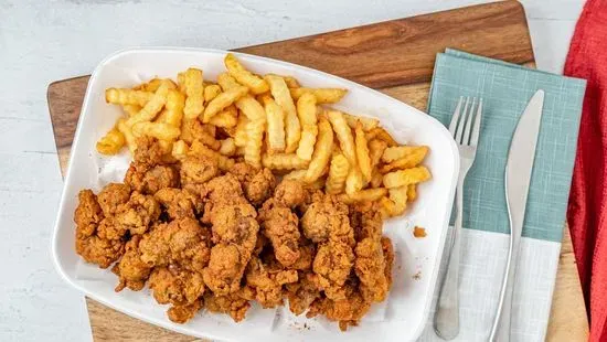   Family Gizzard 3lb& fries  & large drink 