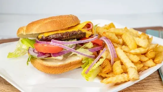 Cheeseburger & fries 