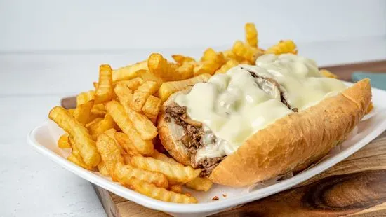  Philly Cheesesteak and Fries Combo